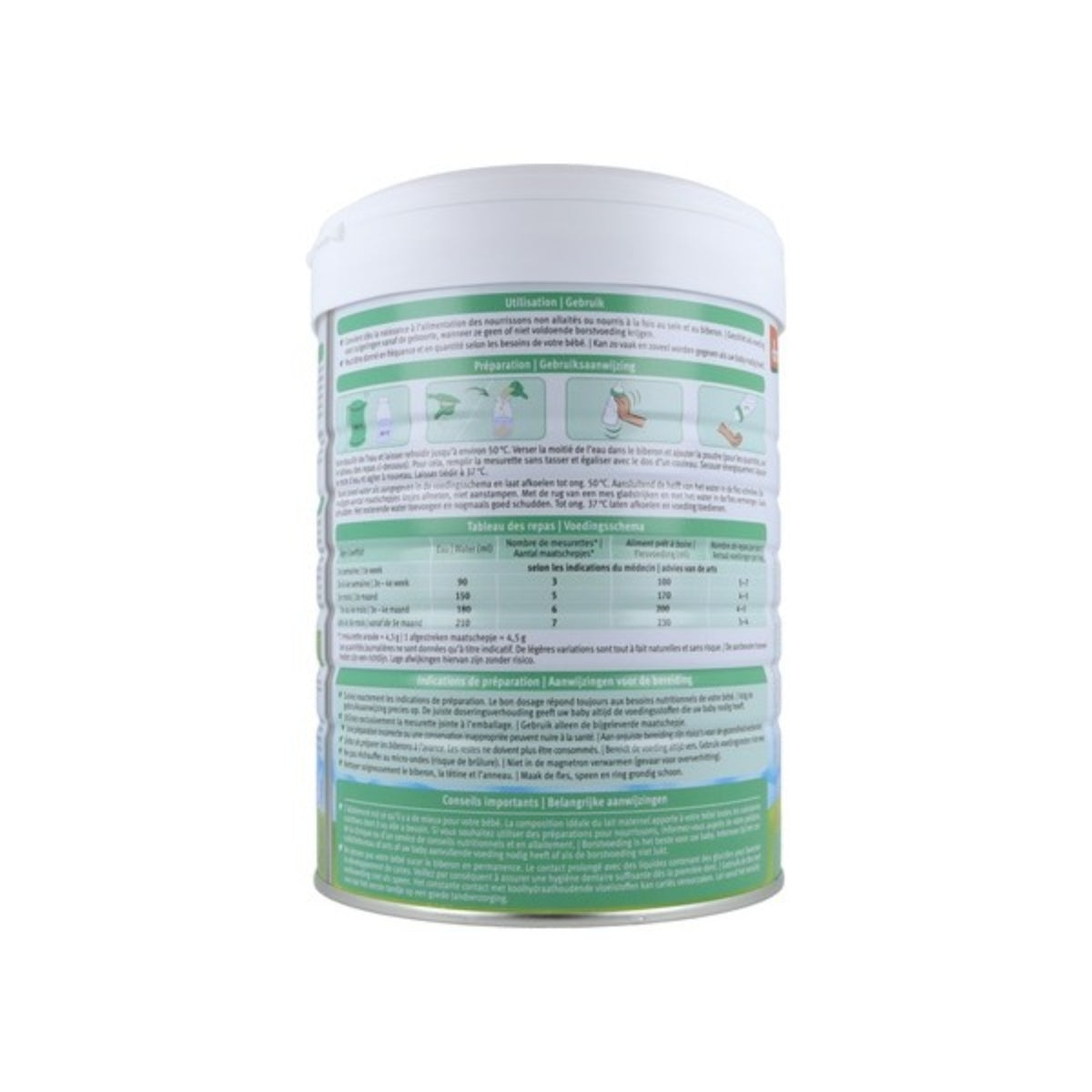 Leche de Cabra para lactantes 1 (LATA), Holle, 800g