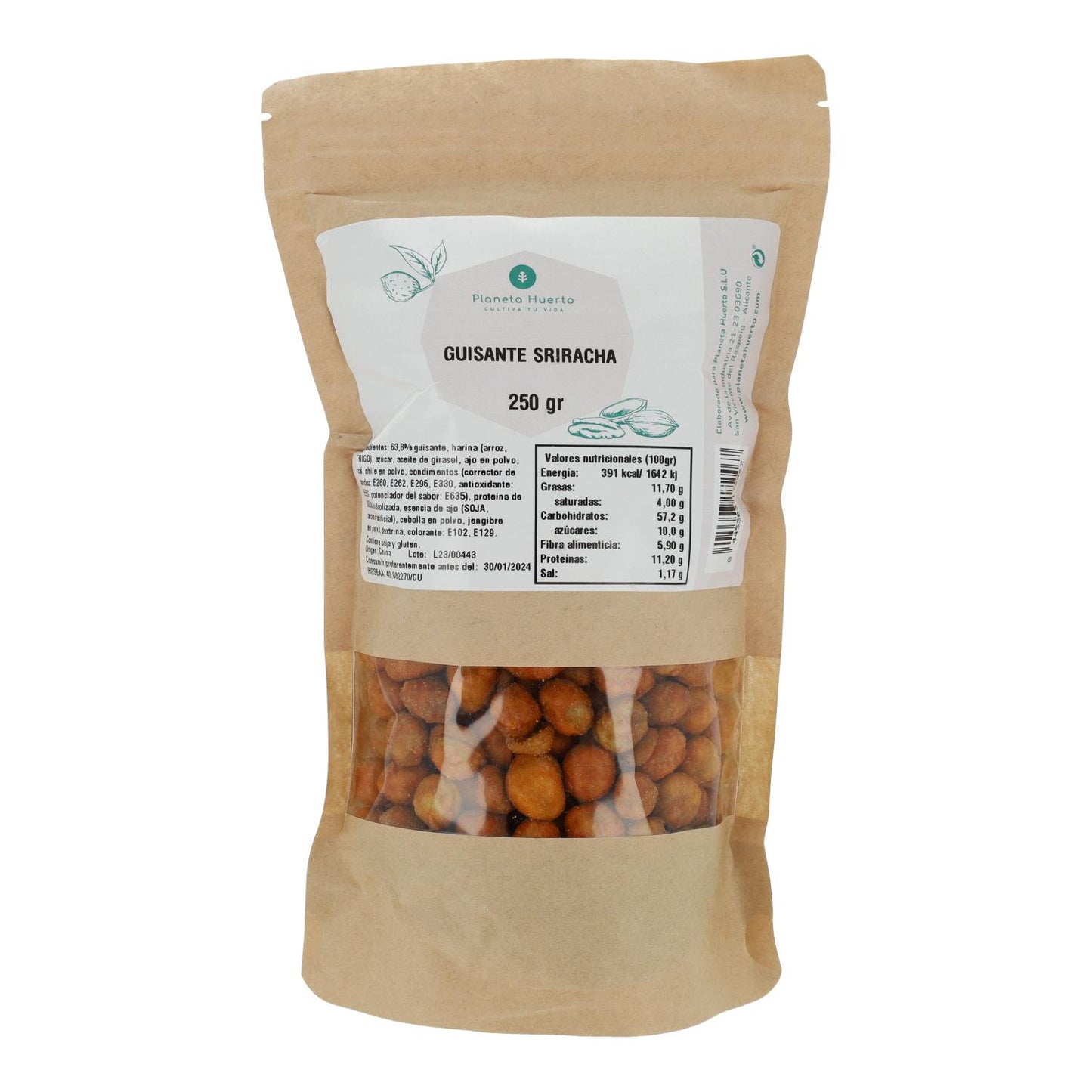 Guisante Siracha Planeta Huerto 250 g