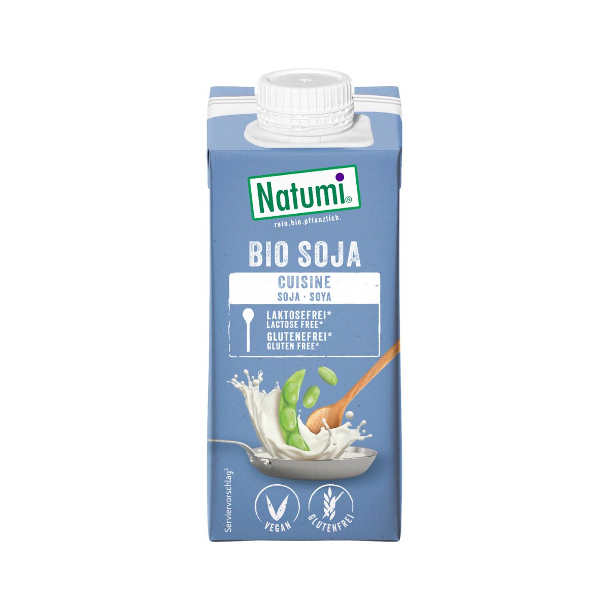 Crema para cocinar de Soja Liquida Bio Natumi, 200 ml