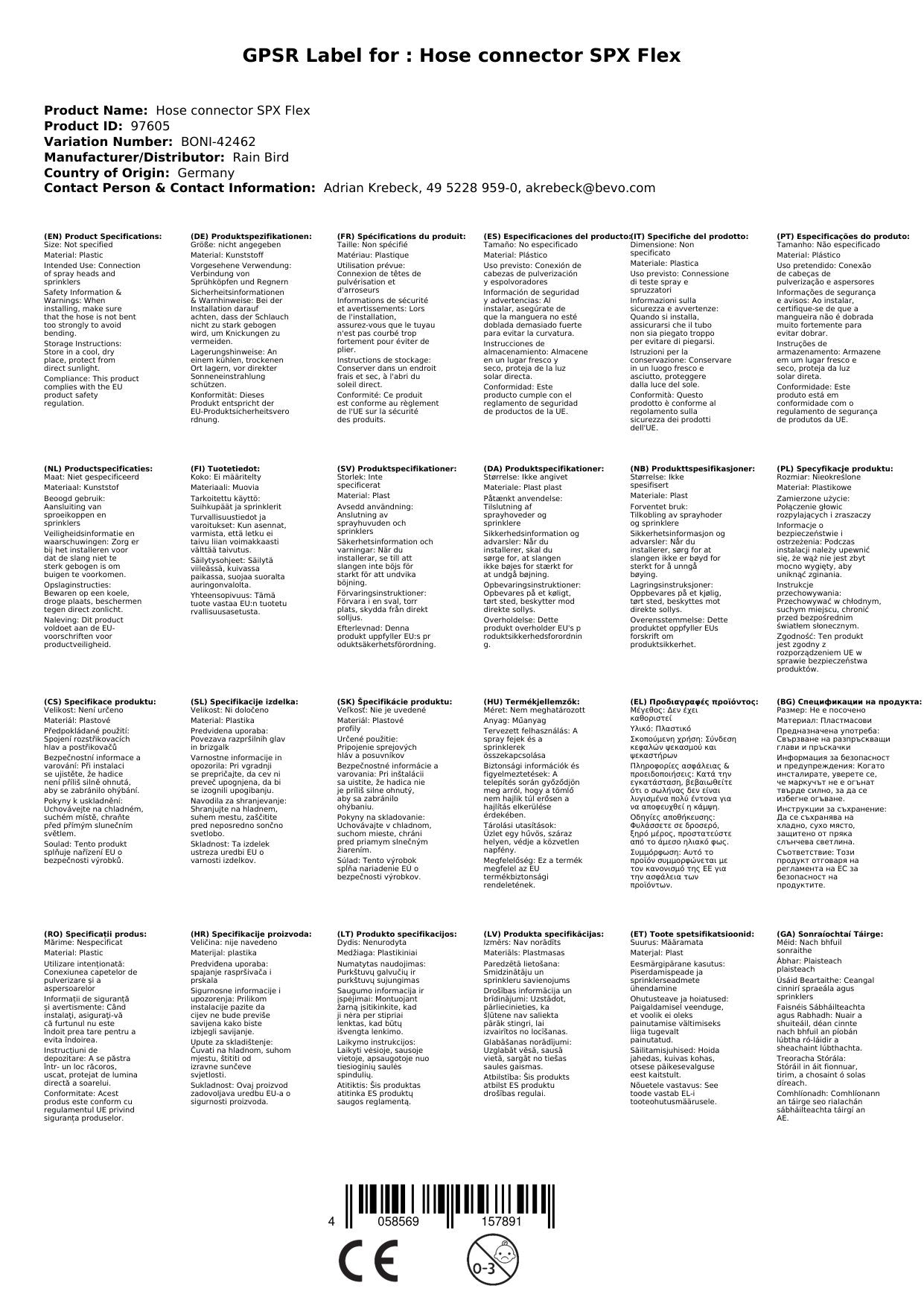 Conector De Manguera Spx Flex