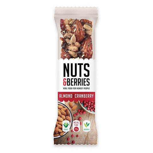 Barrita Almendras y Arándanos Nuts&Berries 30gr