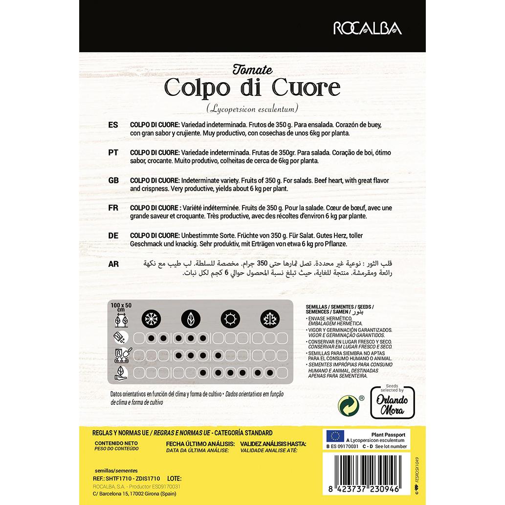 Semillas de Tomate Colección Colpo di Cuore