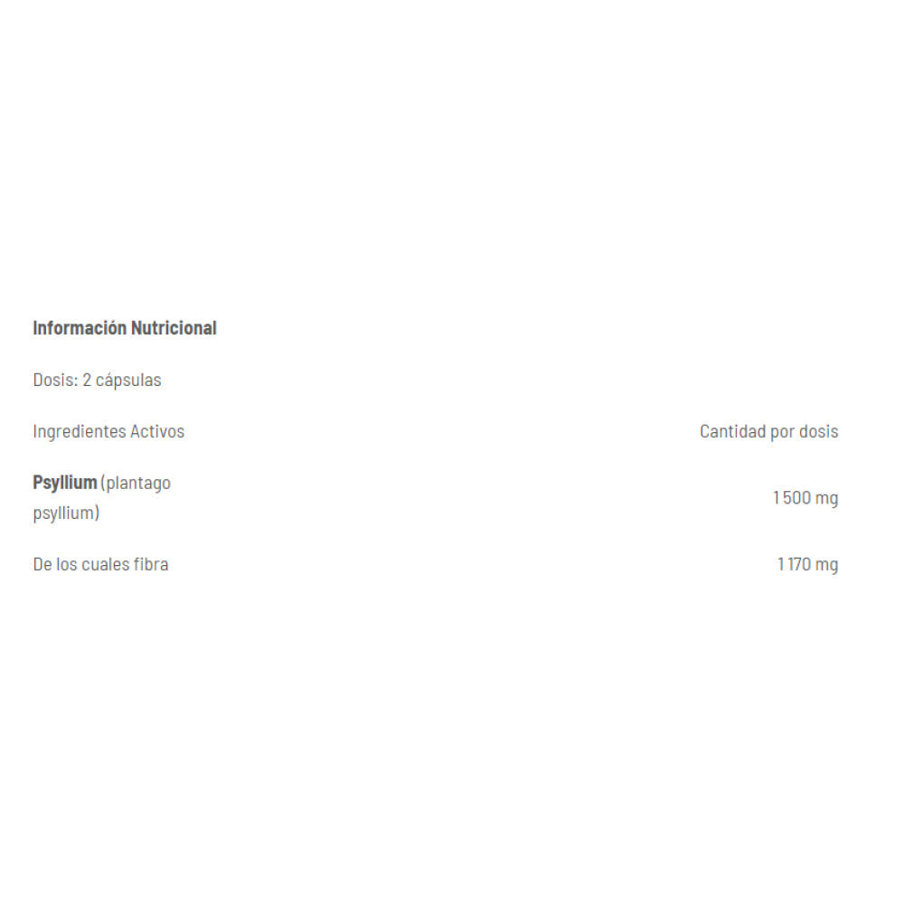 Psyllium Pure 1500 Mg 120 Caps