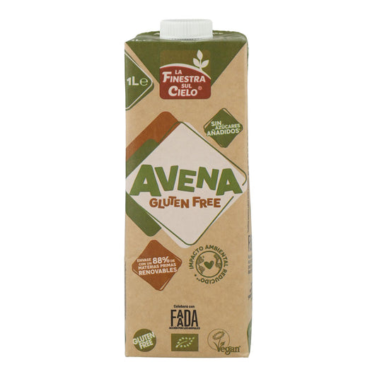 Bebida de Avena sin Gluten Bio La  Finestra Sul Cielo 1 L
