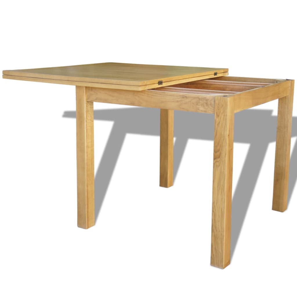 Mesa Extensible De Roble 170x85x75 Cm_4