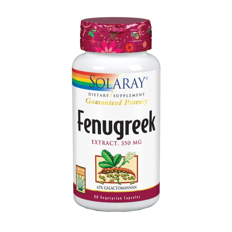 Fenugreek (Fenogreco) 350Mg Solaray 90 cápsulas
