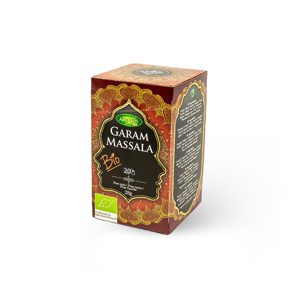 Garam Massala Artemis 20 filtros.