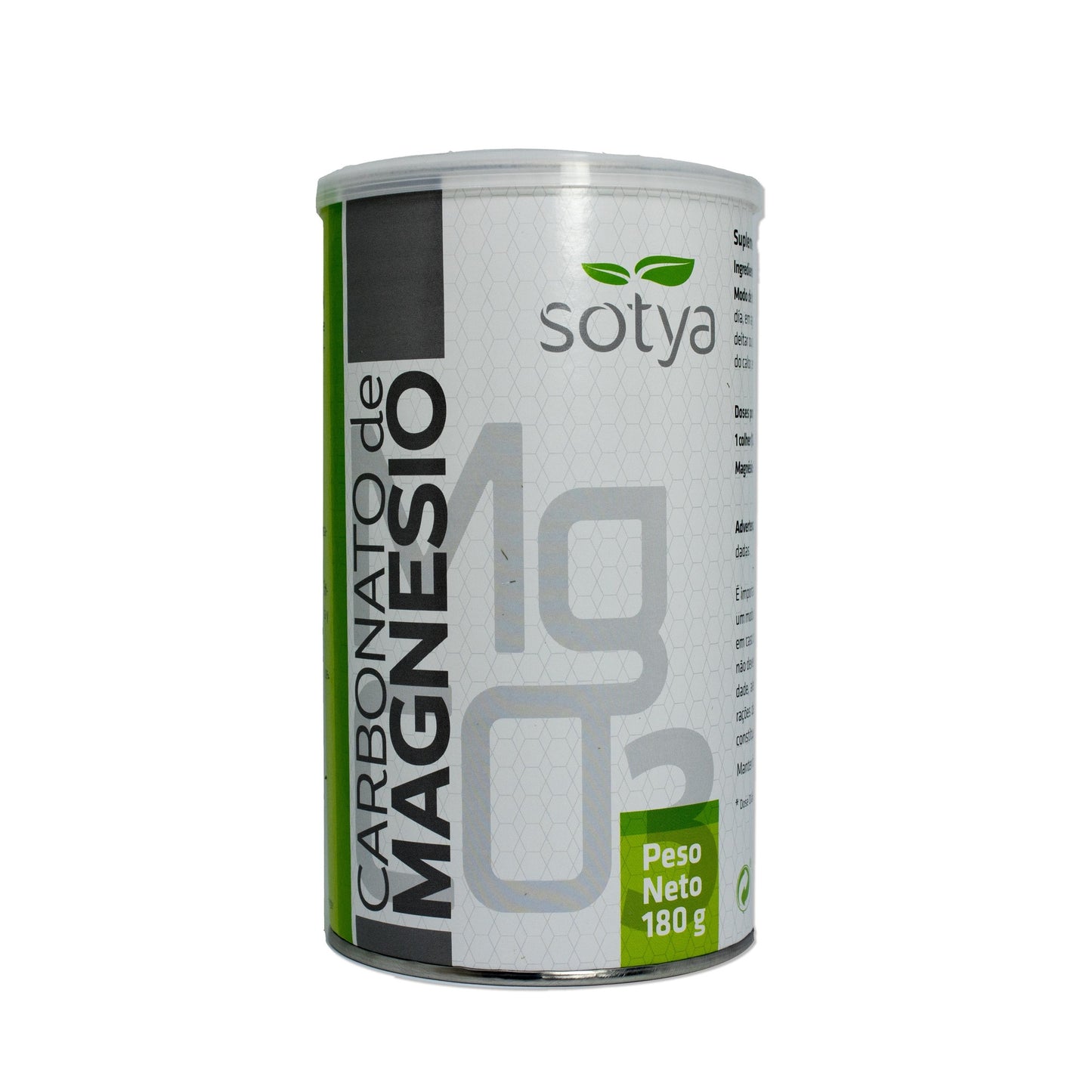 Carbonato Magnesio Natural Sotya 180 Gr