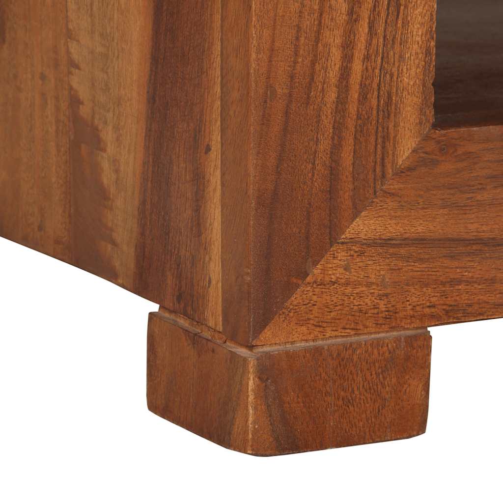 Mesa Auxiliar Madera Maciza Acacia 37x29x40 Cm_4