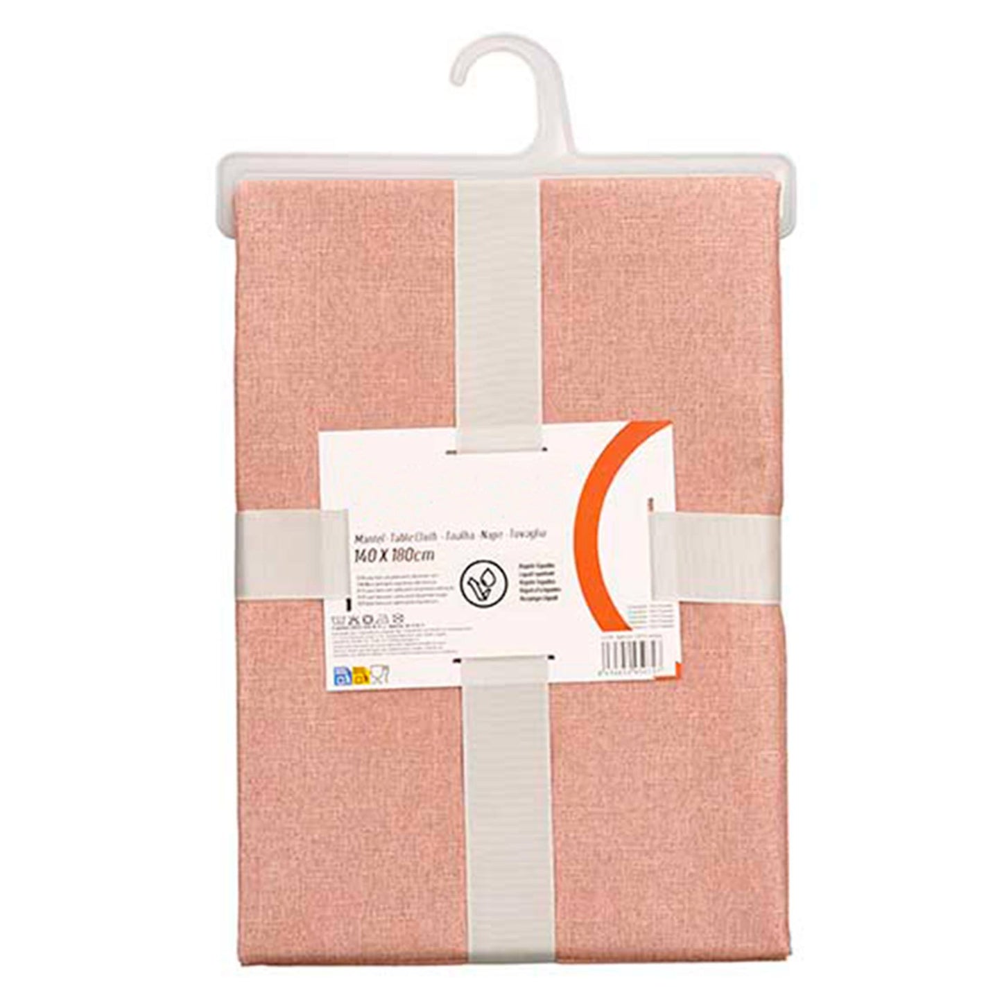 Mantel Poliester 140x180cm Rosa Palo Colección Kinvara