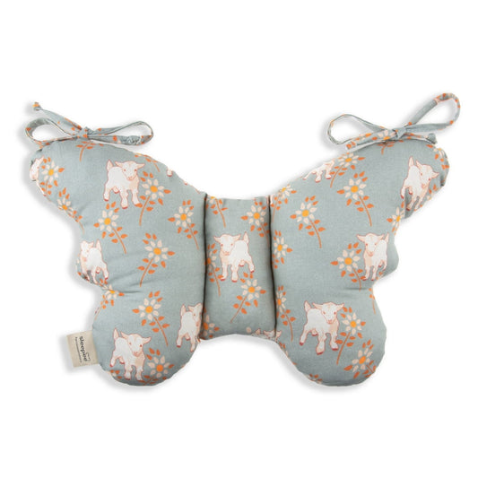 Almohada Para Bebés Antichoque Mariposa Sky Blue