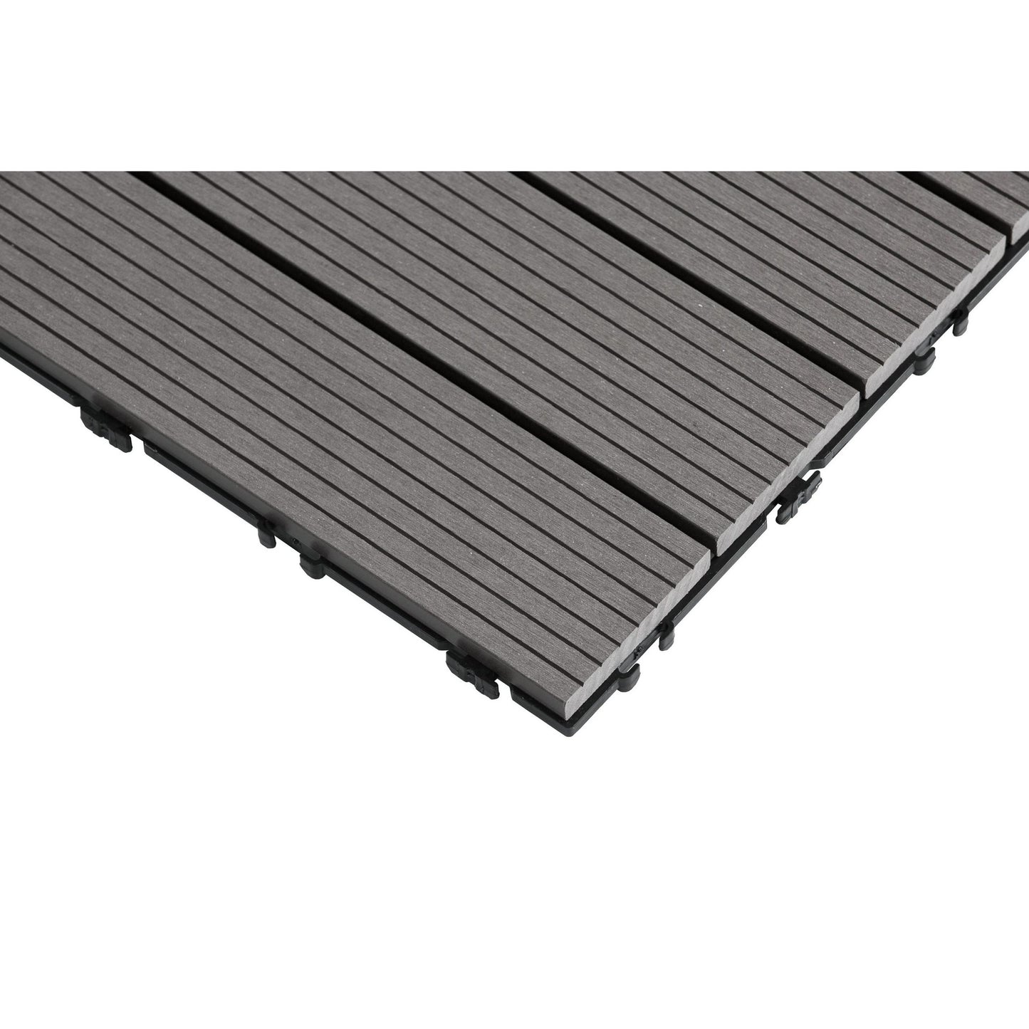 Pack 11 Baldosas de composite Durafloor 30×30 Dioco Gris 1m2