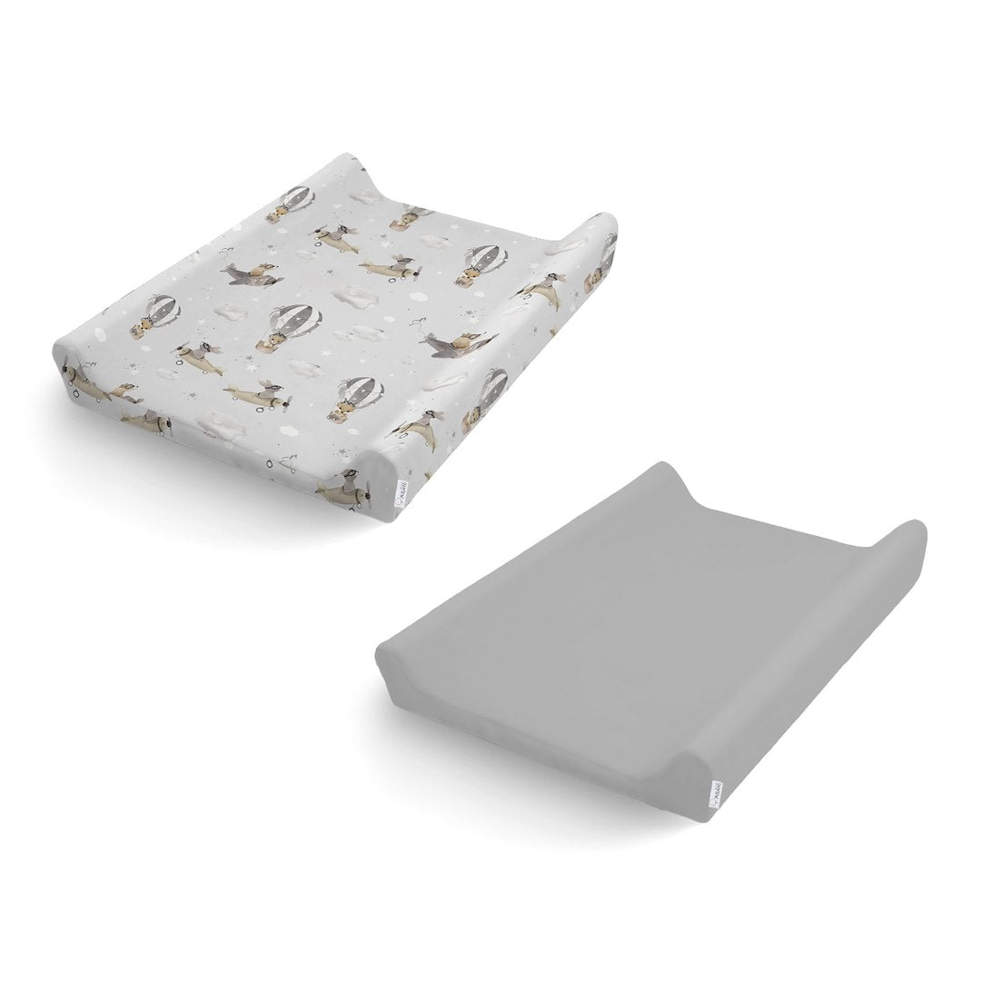 Pack 2 Fundas De Cambiador Algodón Balloon Flight