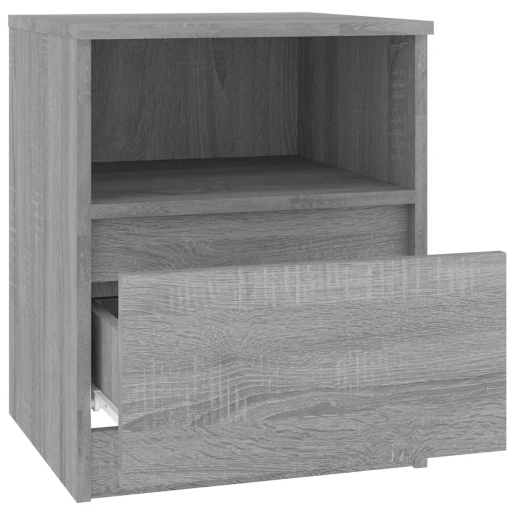 Mesitas Noche 2 Uds Madera Ingeniería Gris Sonoma 40x40x50 Cm_4