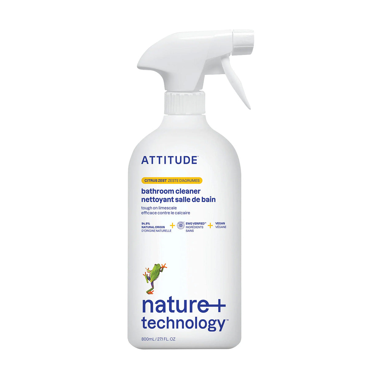 Spray limpiador para baños Antical cítrico Attitude 800 ml
