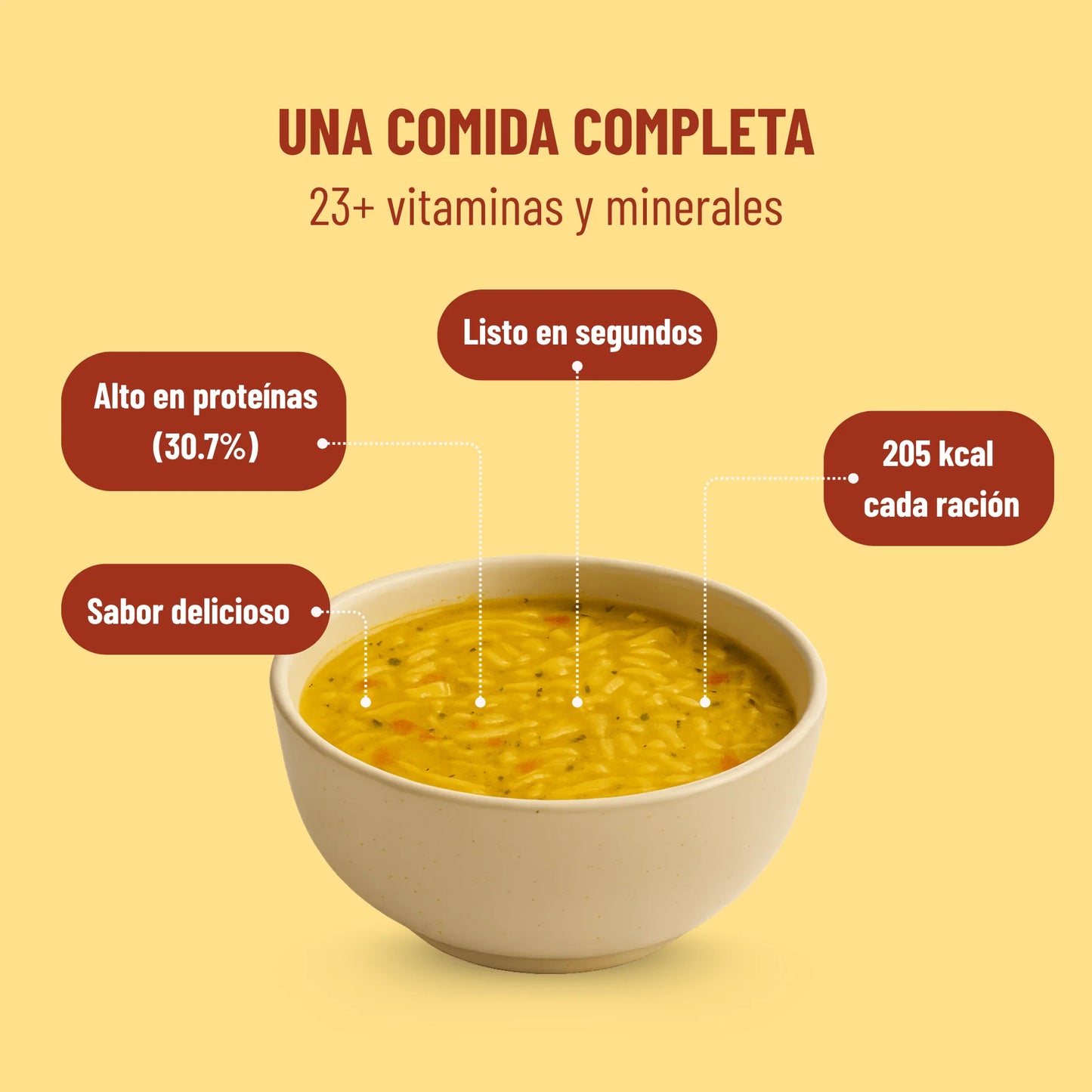 Sopa De Fideos Con Sabor Curry De Pollo Fitóniq, 7 sobres_2