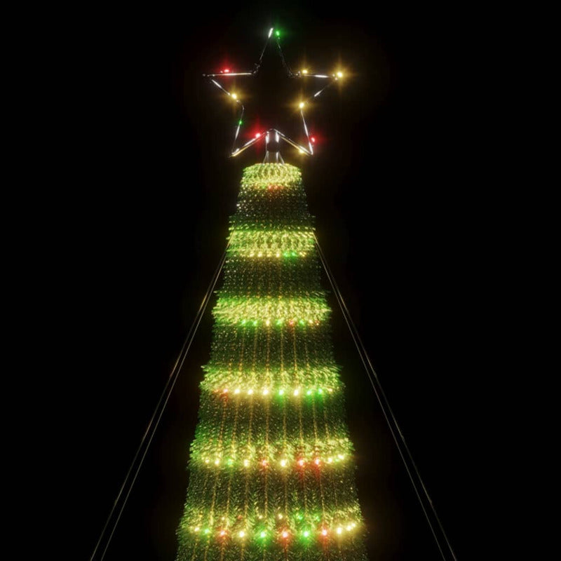 Vidaxl Árbol De Navidad Led 688 Leds De Colores 300 Cm_5