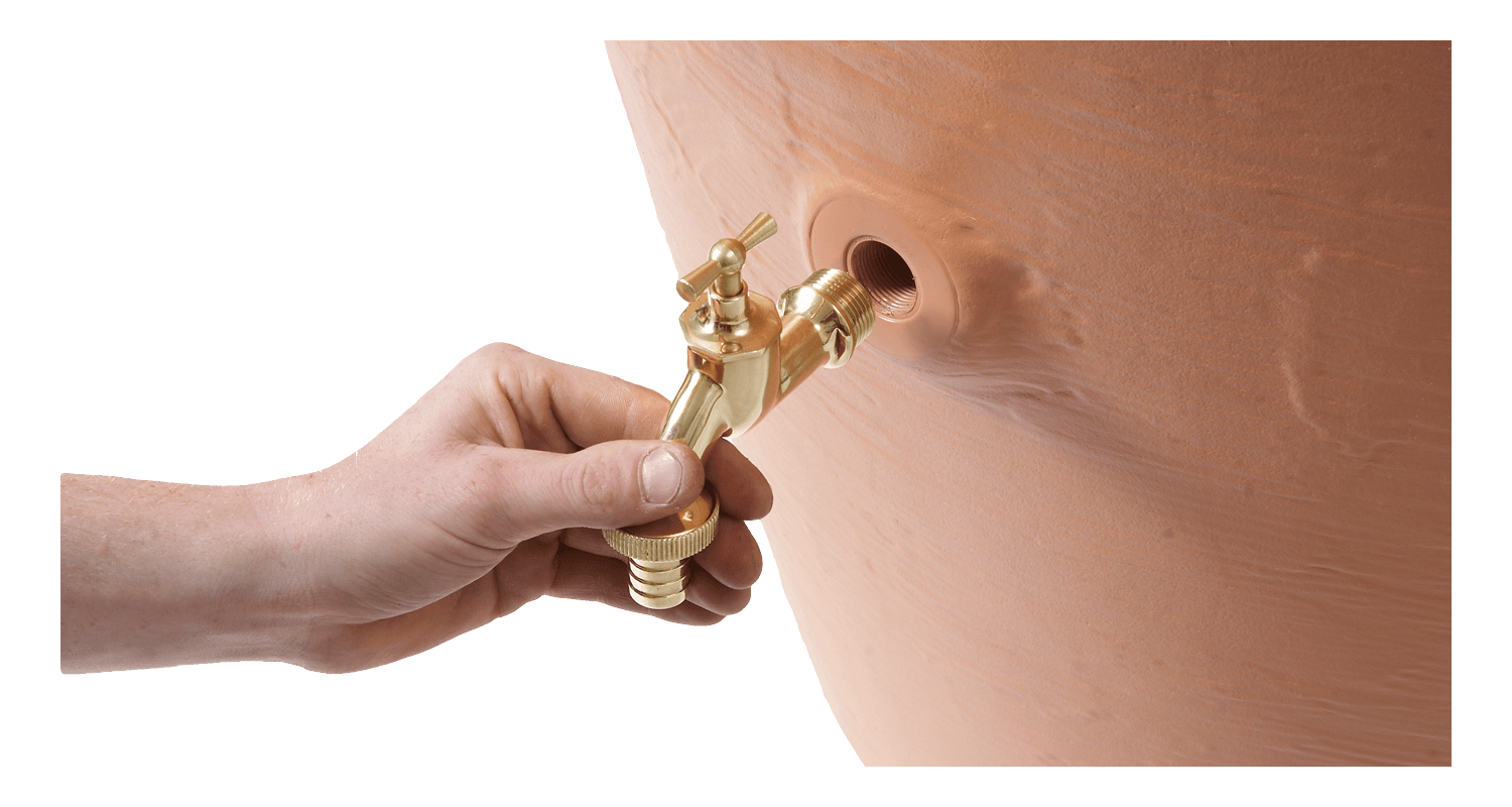 Depósito de agua de lluvia Antique terracota Graf