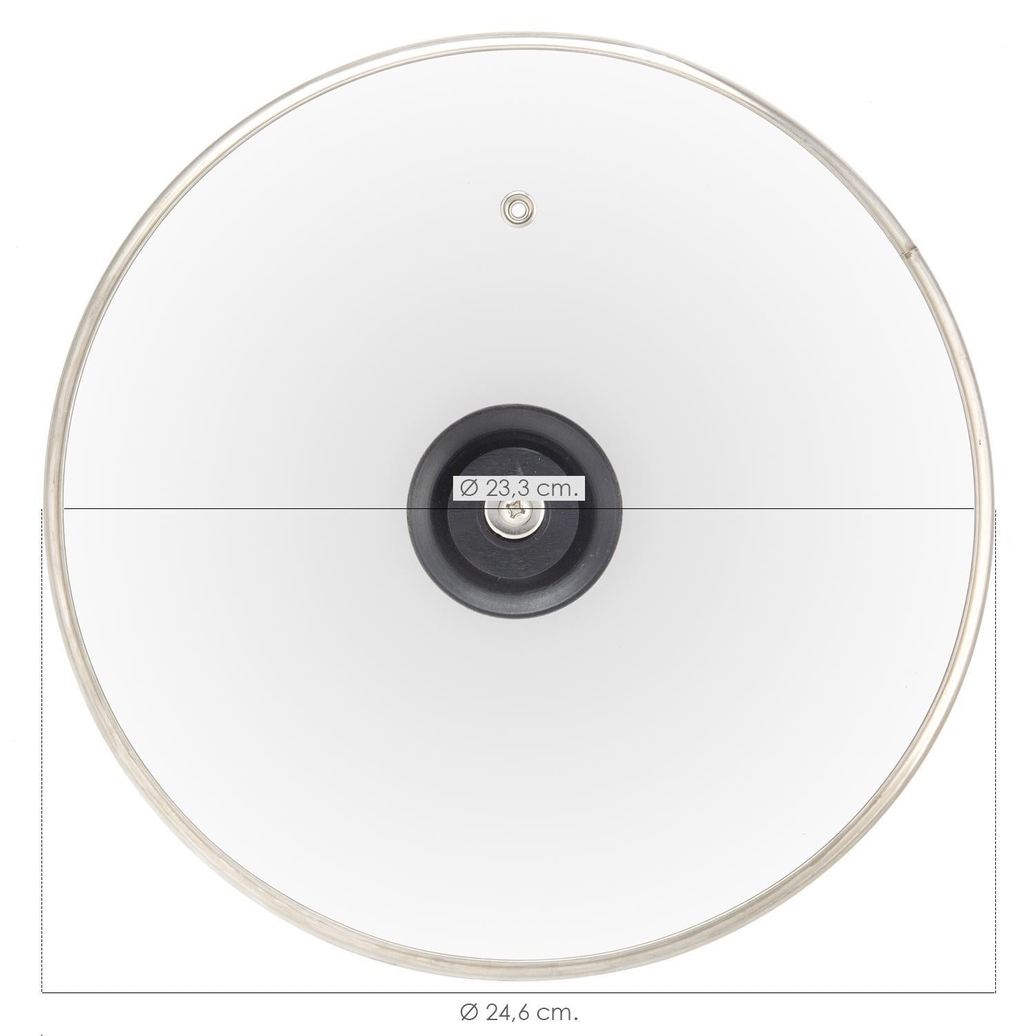 Tapadera De Cristal Para Sartén 24cm