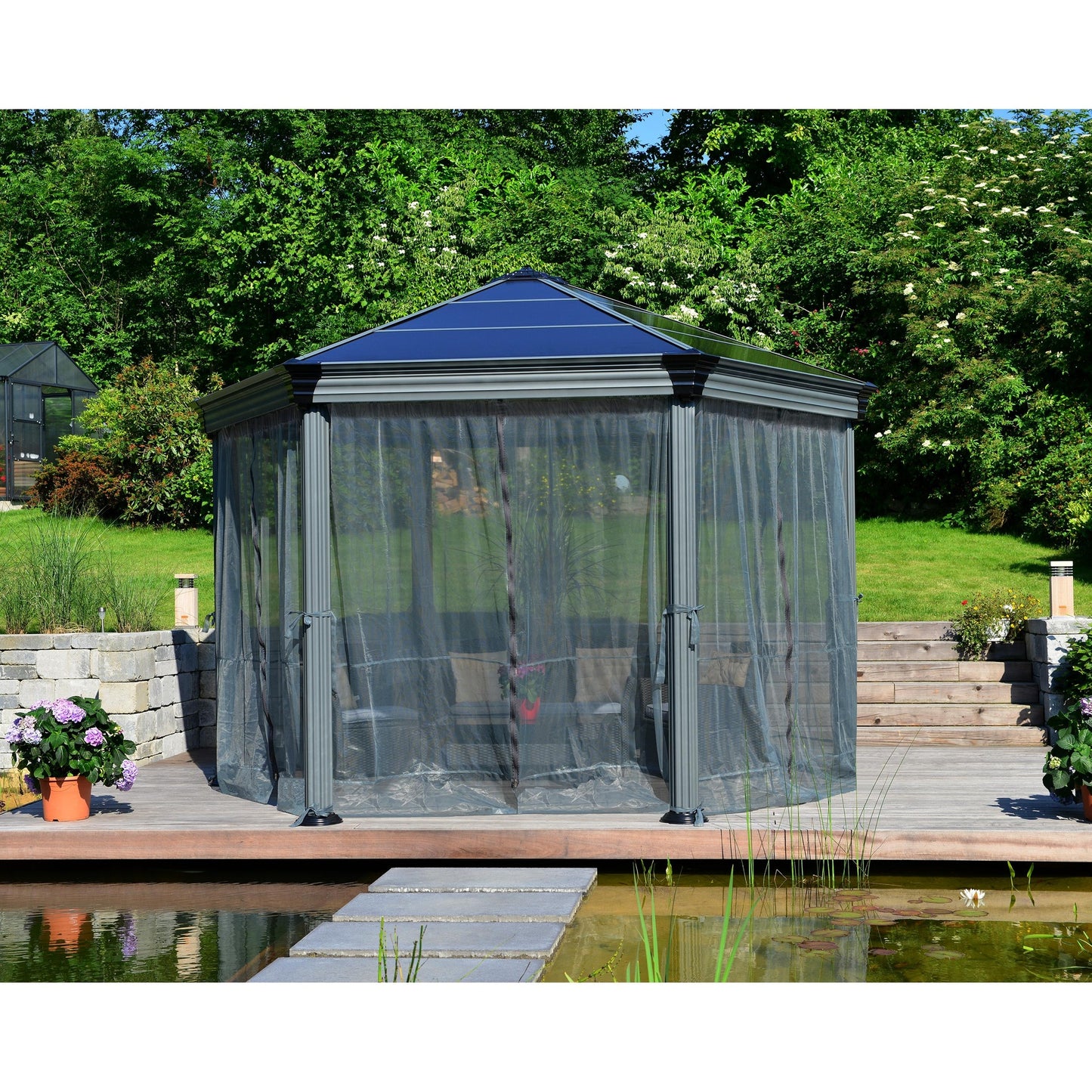 Set Mosquiteras para Cenador Gazebo Roma / Monaco