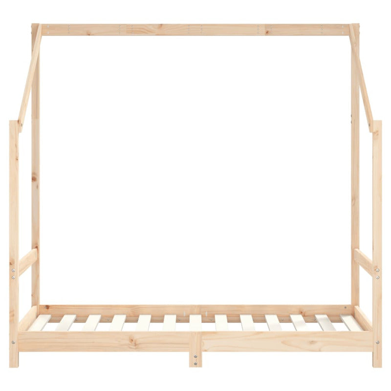Vidaxl Estructura De Cama De Niños Madera Maciza De Pino 2x(80x160) Cm_5