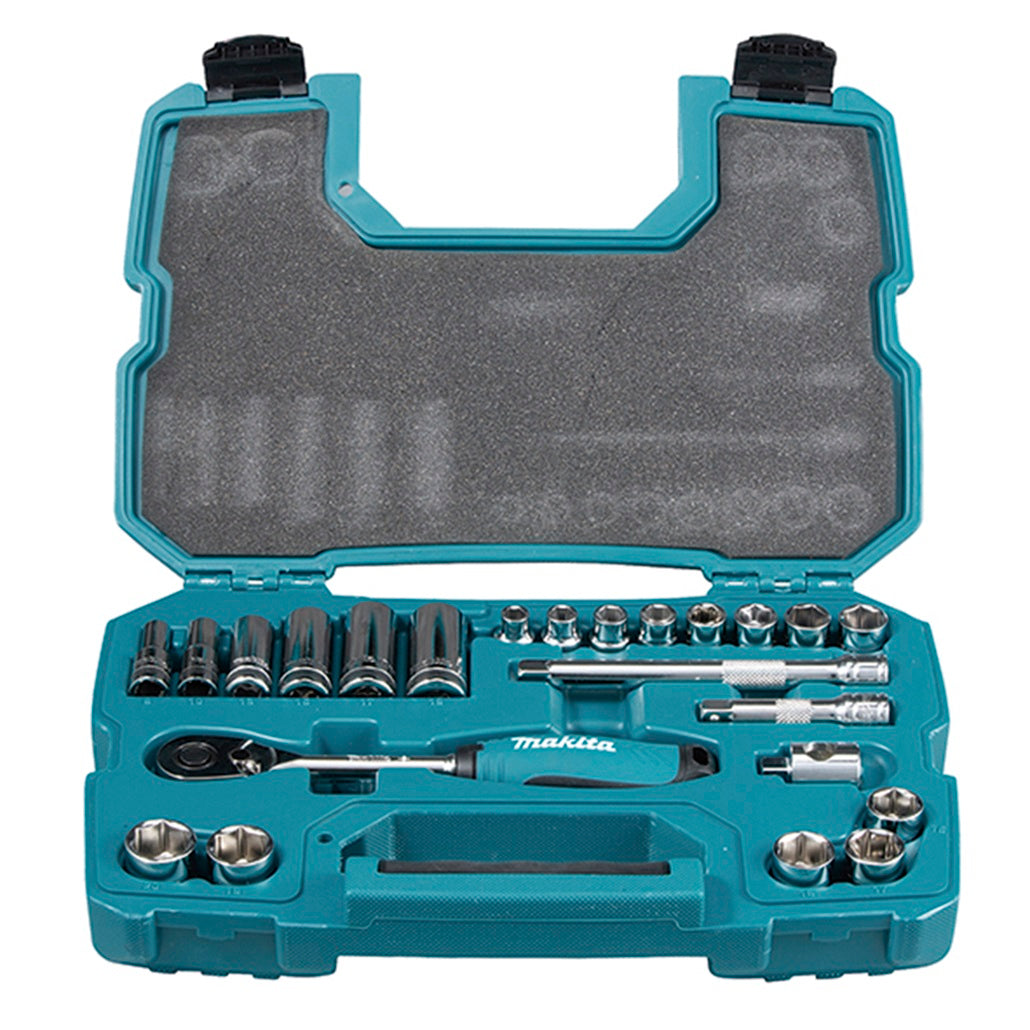 Set Llave Carraca Y Vasos 3/8'' Makita_0