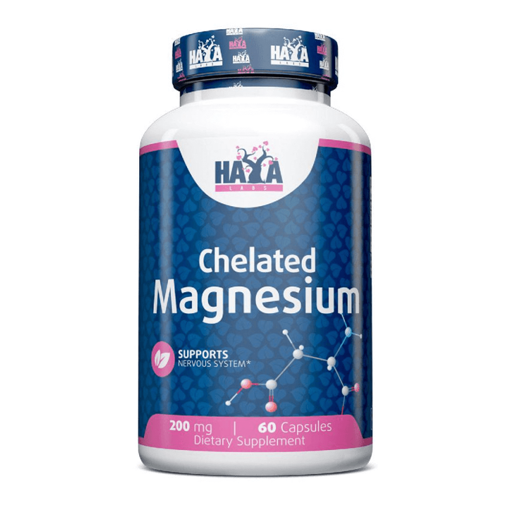 Magnesio Quelado 200mg - 60 Cápsulas - Magnesio - Haya Labs_0