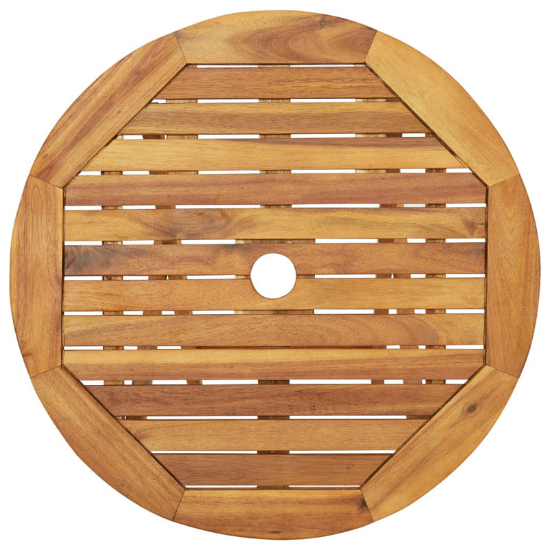 Vidaxl Comedor De Jardín Plegable 3 Piezas Madera Maciza De Acacia_5