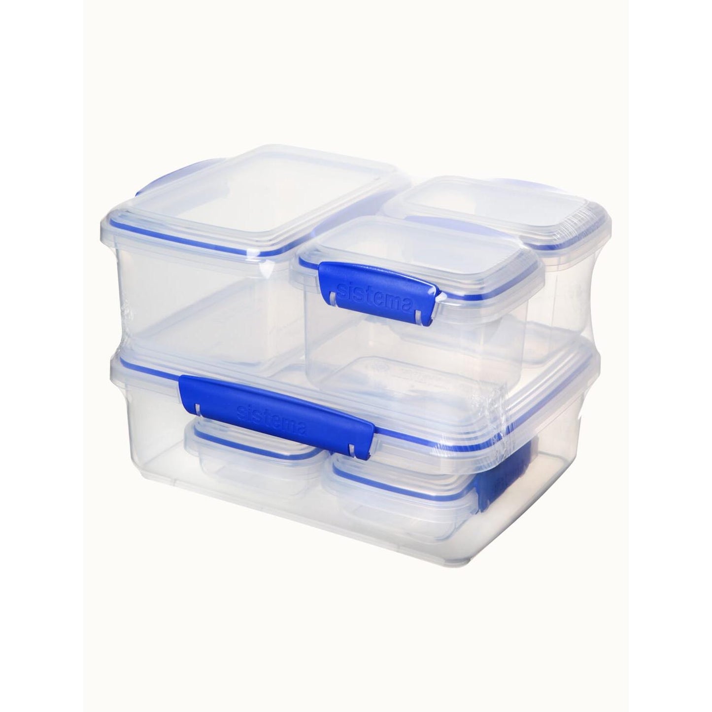 Pack recipientes herméticos Sistema Klip It 6 uds