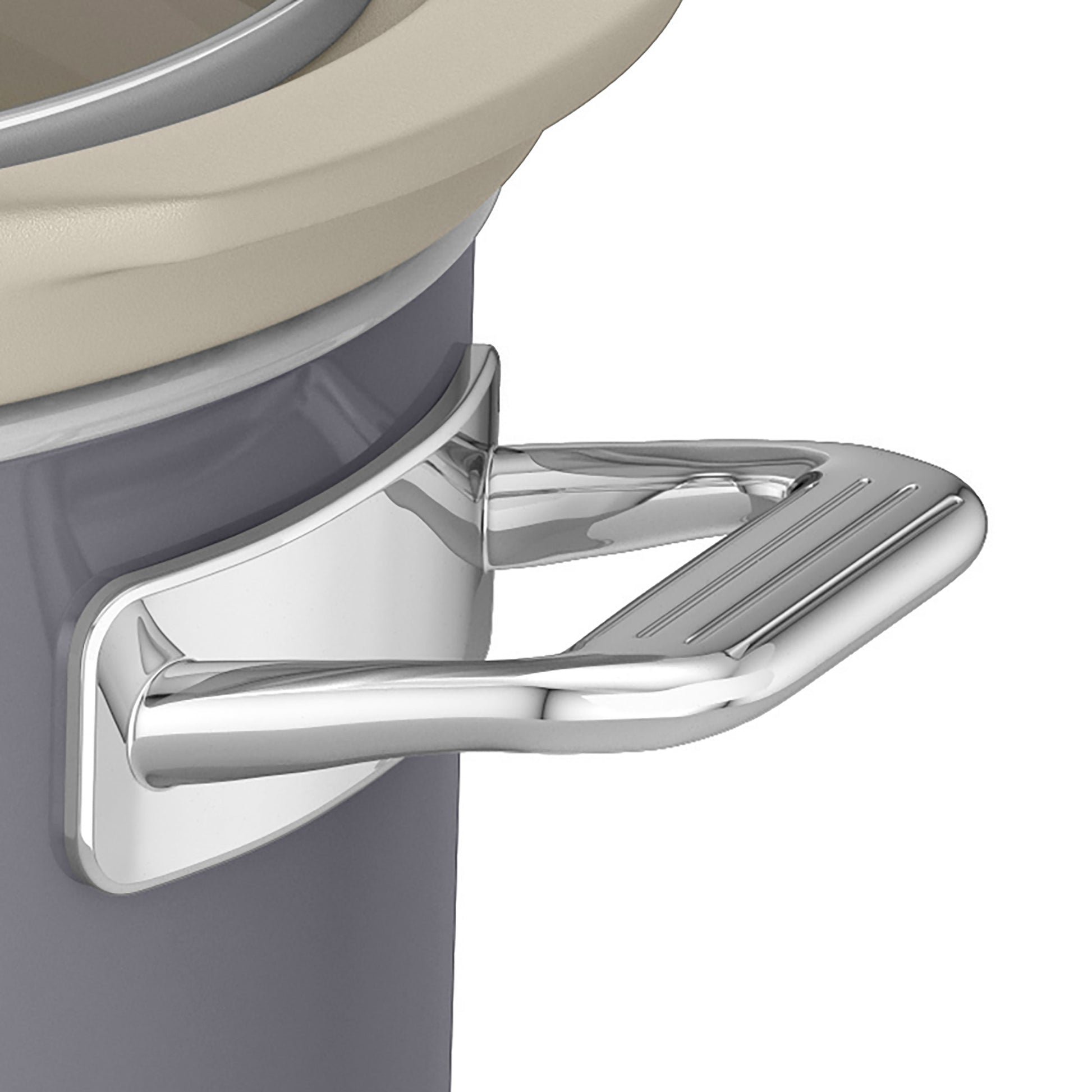 Olla Cocción Lenta Retro, 6,5l, Recipiente Extraíble Antiadherente Cerámica Libre Pfoa, Vintage Swan Sf17031grneu Gris