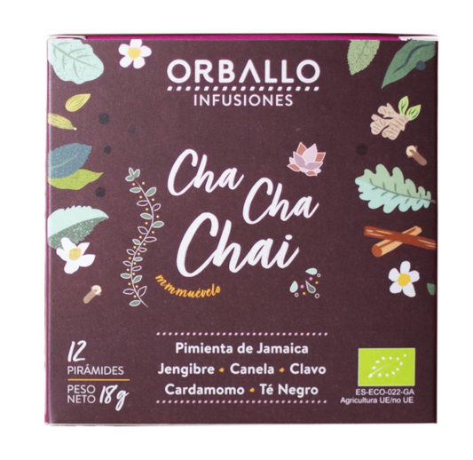 Infusión cha cha chai 12 pirámides BIO