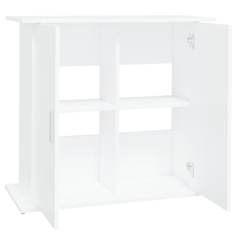 Vidaxl Soporte Para Acuario Madera De Ingeniería Blanco 81x36x73 Cm_5