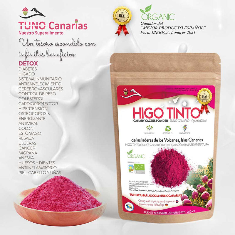 Polvo Puro De Higo Tinto (200 gramos) - Superalimento antioxidante_5