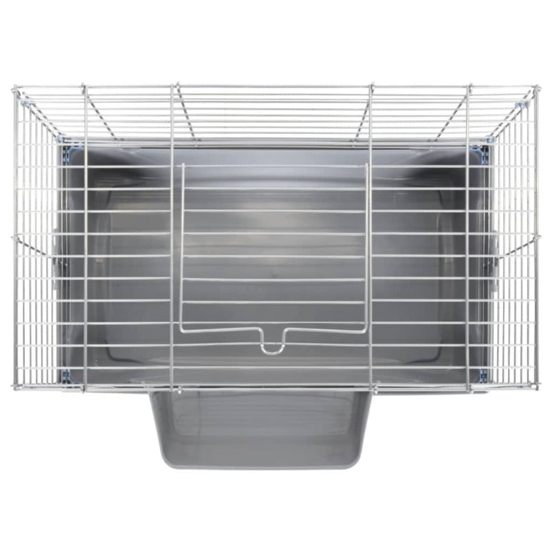 Vidaxl Jaula Para Hámster Polipropileno Y Metal Gris 58x32x31 Cm_5