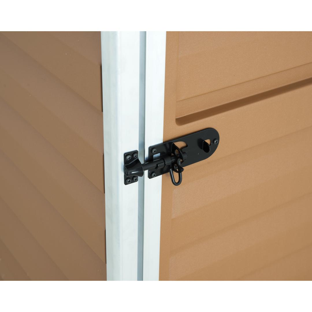 Cobertizo de jardín Pent 17x117 cm ambar