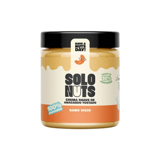 Crema suave de anacardo 100%  Solonuts - 200g