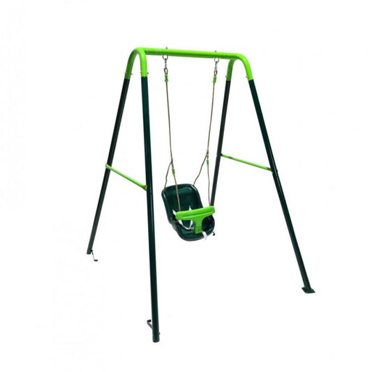 Columpio Individual Metalico Masgames Babol Con Asiento Bebe.
