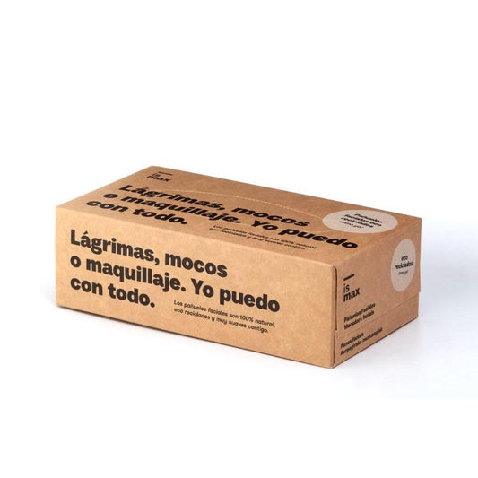 Pañuelos faciales ecológicos en caja Ismax 150 uds