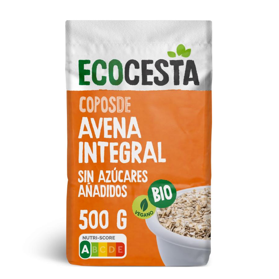 Copos de Avena Integral Bio sin azúcares añadidos Ecocesta 500 gr