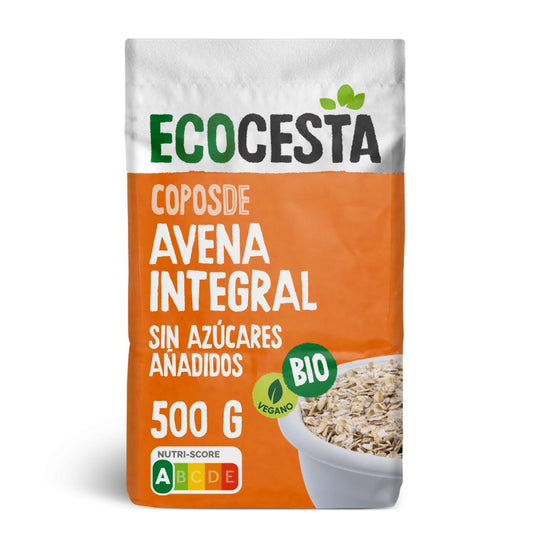 Copos de Avena Integral Bio sin azúcares añadidos Ecocesta 500 gr