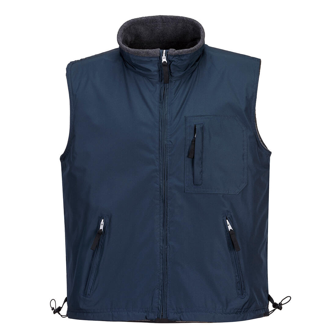 Chaleco De Calor Rs Reversible / 4xl / Azul Marino_1