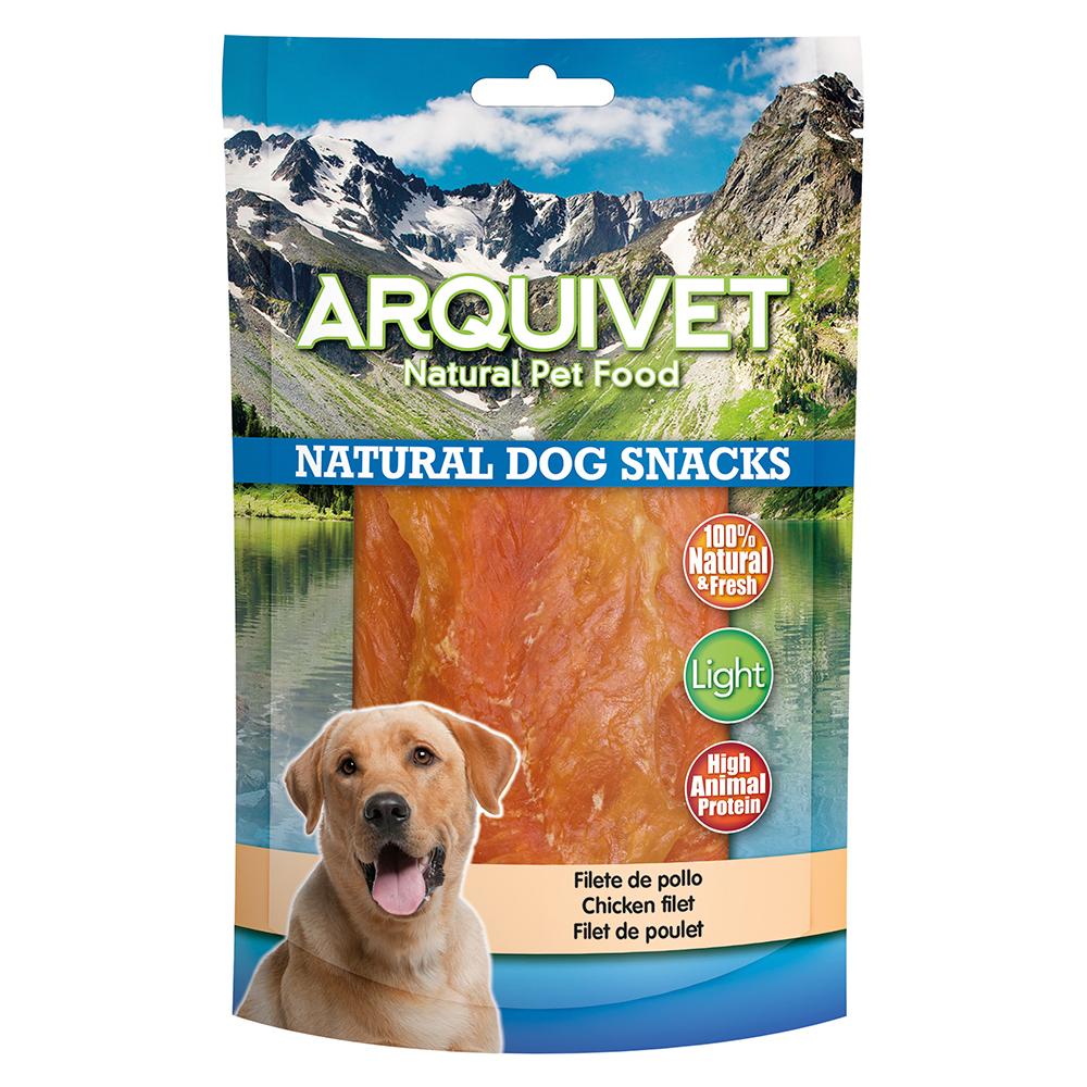 Snack natural para perros Filete de pollo Arquivet 100 g