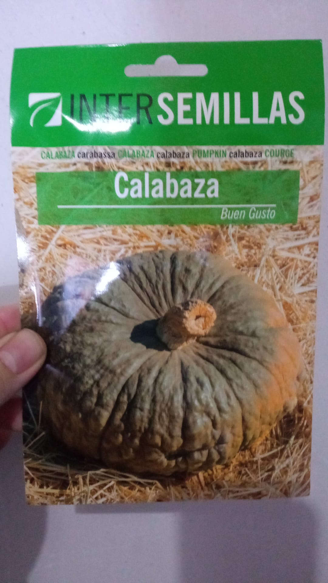 Sobre De Semillas Calabaza De Buen Gusto