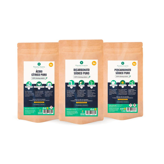 Pack Limpieza Hogar Zero Waste Planeta Huerto 1 Kg