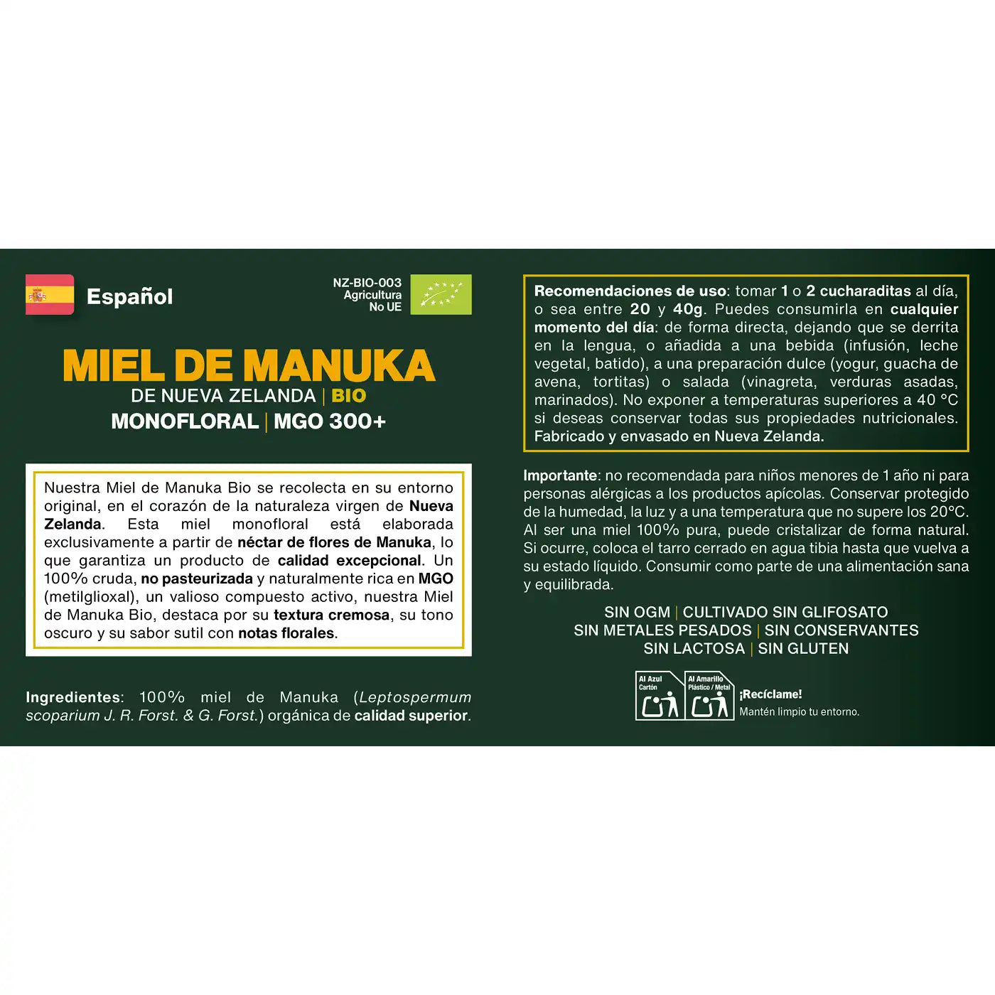 Miel De Manuka Bio 250g_2