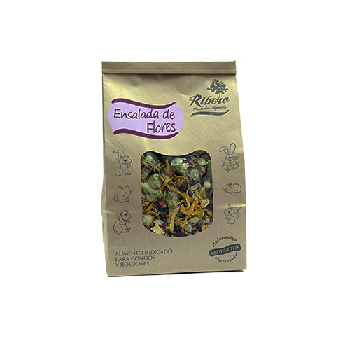 Ensalada de Flores para conejos y roedores Ribero 150 g