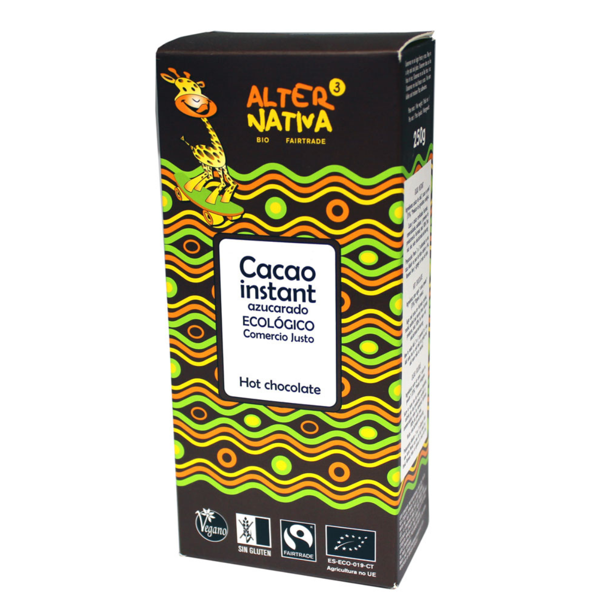 【cacaoページ】 Cacao Bio Instantáneo Alternativa, 250g en Planeta Huerto