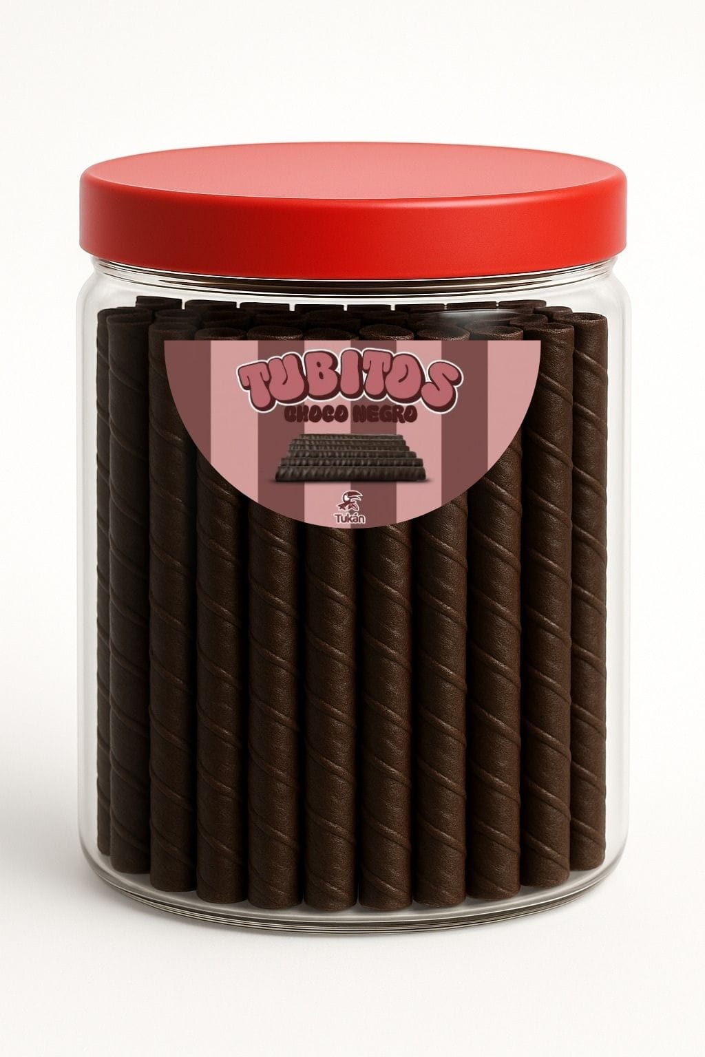 Tubitos Bañados En Chocolate Negro 500g_0