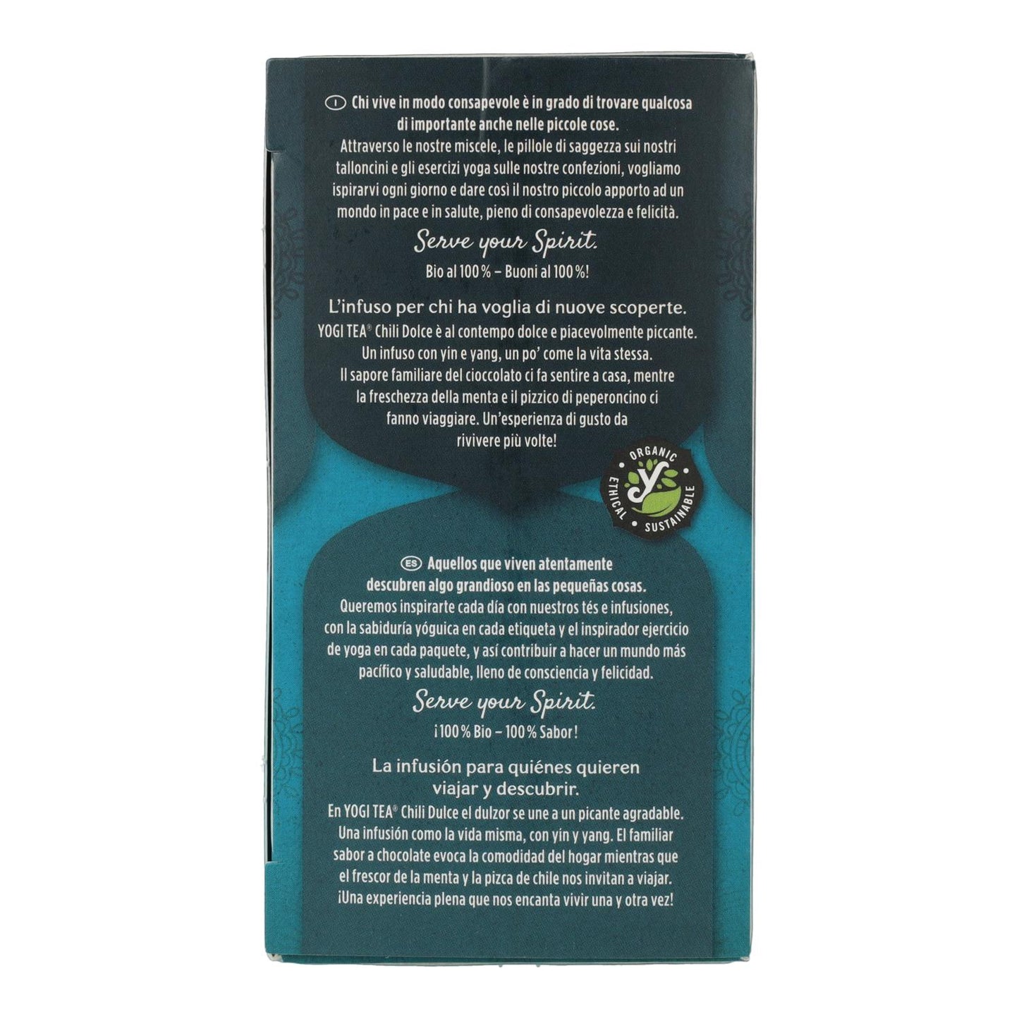 Yogi Tea BIO Chili dulce, 17 bolsitas