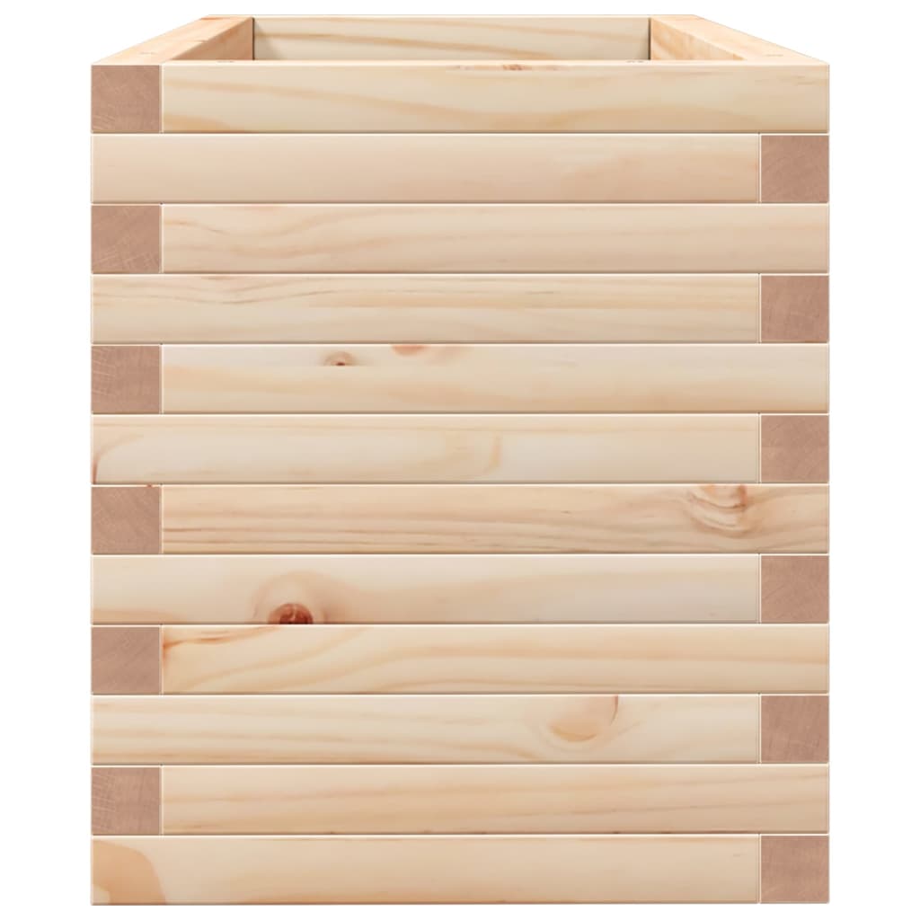 Jardinera De Madera Maciza De Pino 90x40x45,5 Cm_5